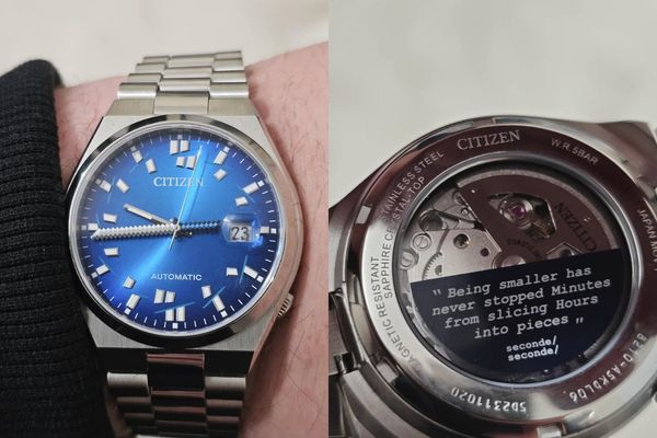 Citizen Tsuyosa x seconde/seconde/ Limited Edition Watch: Fresh Hands-On Images Reveal Design Details