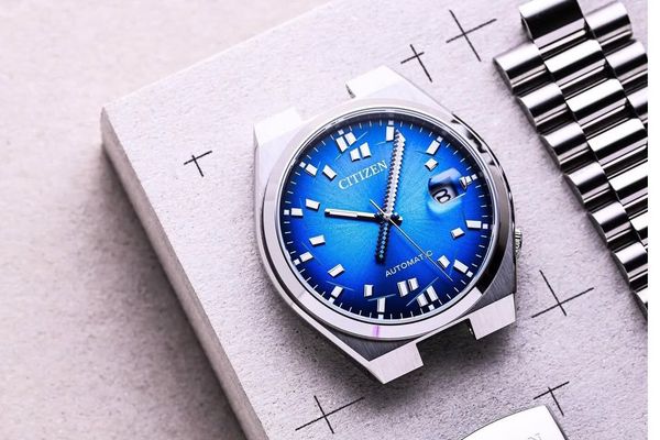 Citizen Tsuyosa x seconde/seconde/ Limited Edition: A Katana-Wielding Timepiece with Blue Sunray Dial