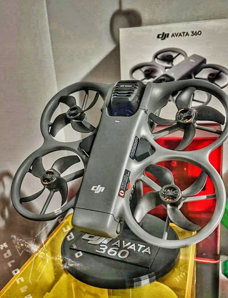 The Avata 360 and its retail packaging.