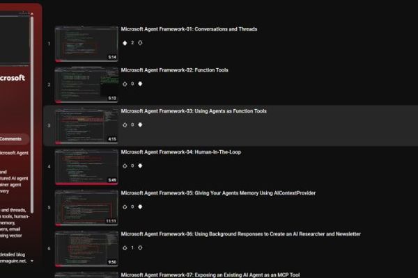 New Free Course: Understanding Microsoft Agent Framework – Jamie Maguire