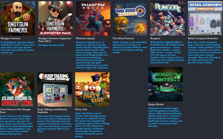 All the items included in the bundle