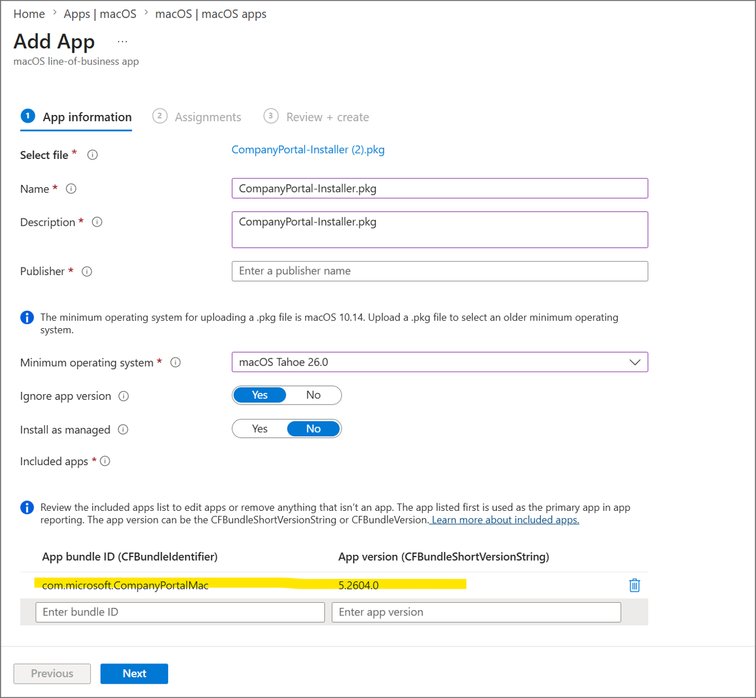 New Platform SSO with registration during Automated Device Enrollment on macOS | Microsoft Community Hub