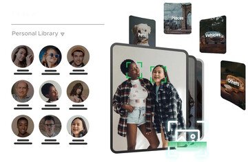 Faces can be identified locally