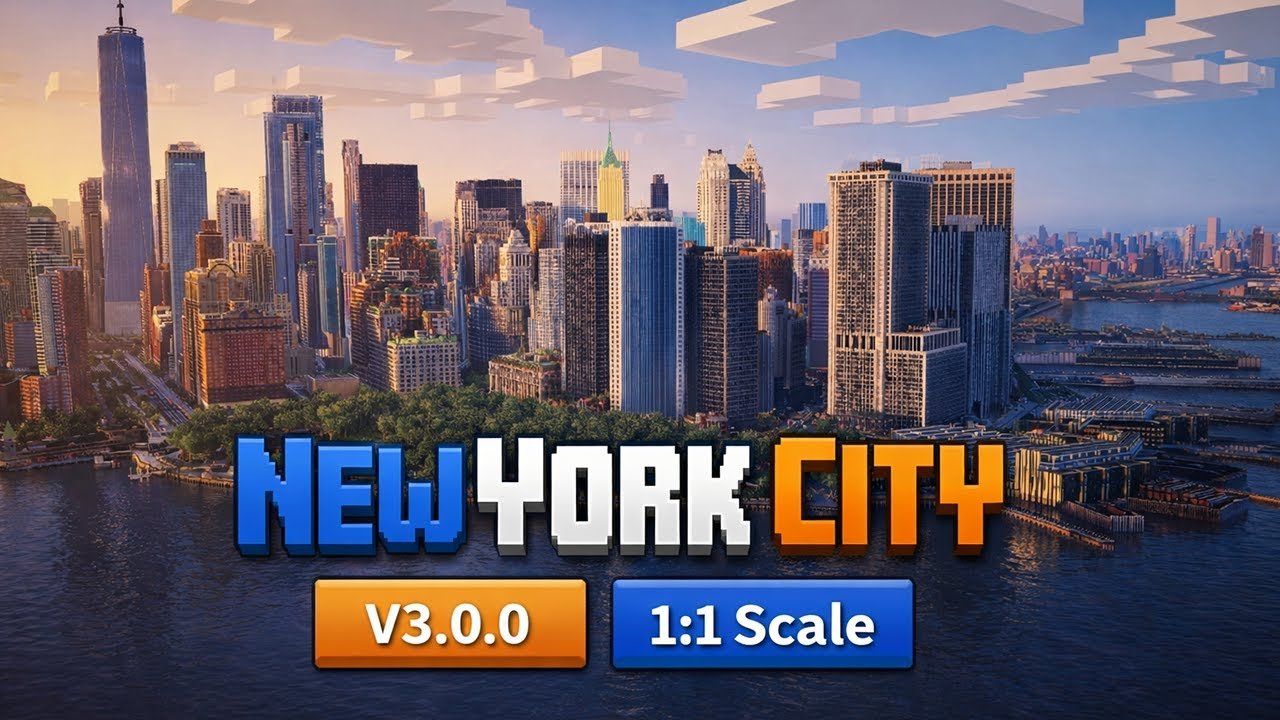 We spent 5 YEARS building NEW YORK CITY in Minecraft - YouTube