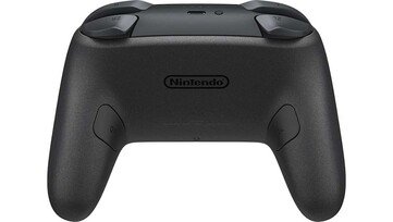 The Nintendo Switch 2 Pro Controller Resident Evil Requiem Edition has black shoulder buttons