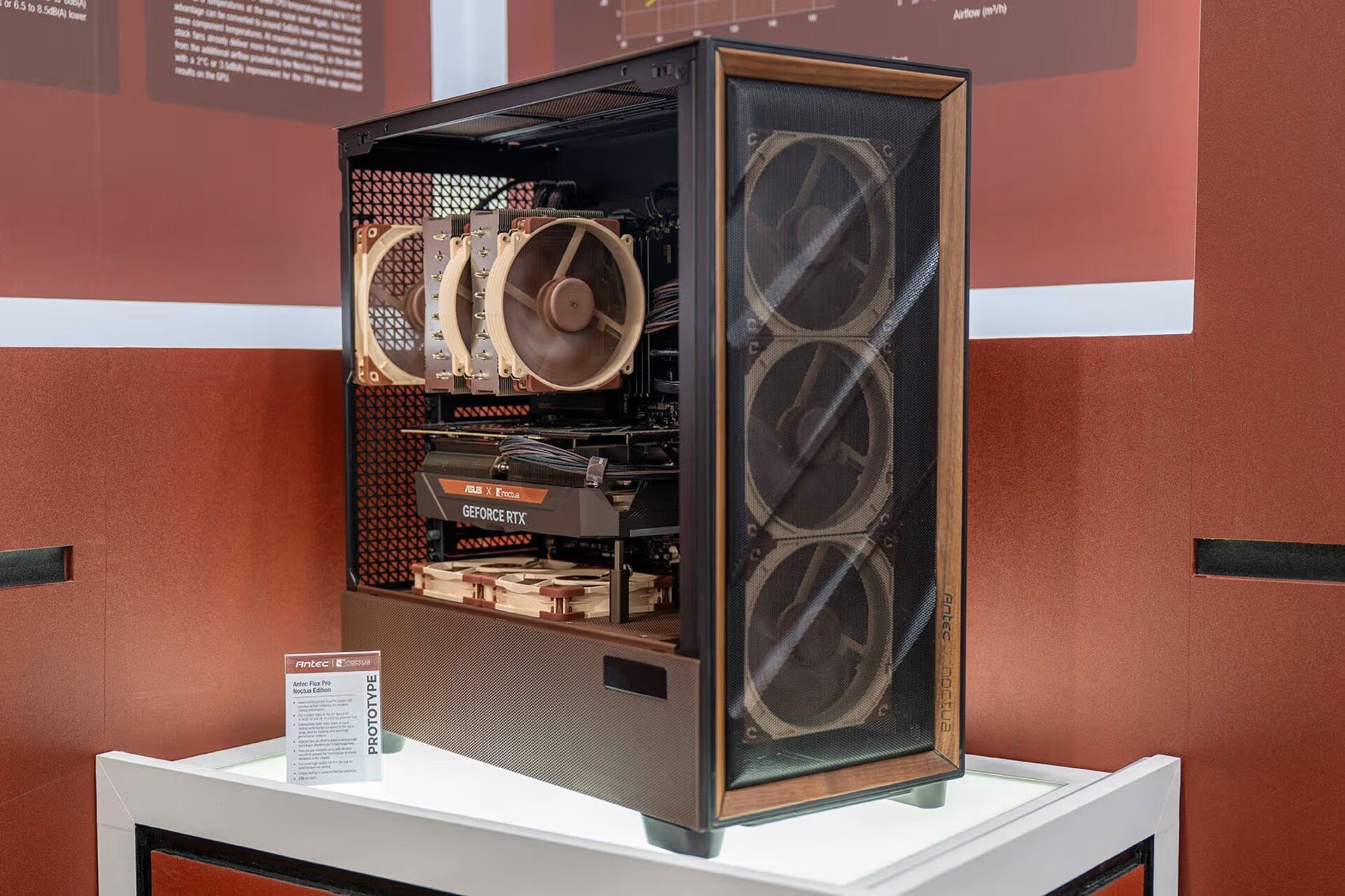 The Antec Flux Pro Noctua Edition case