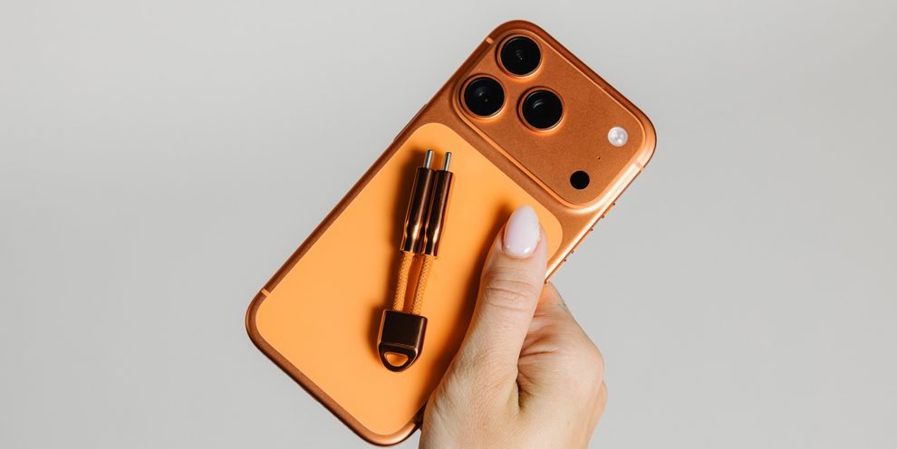 Nomad debuts Stellar Orange ChargeKey to color match iPhone - 9to5Mac