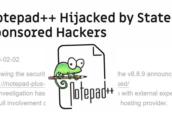 Notepad++ Update Mechanism Hijacked in State-Sponsored Supply Chain Attack