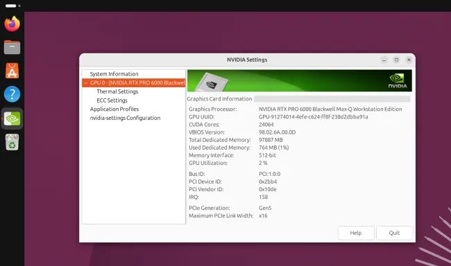 NVIDIA Linux driver