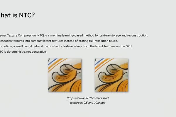 Nvidia's Neural Texture Compression Slashes VRAM Usage by 85% While Maintaining Visual Quality