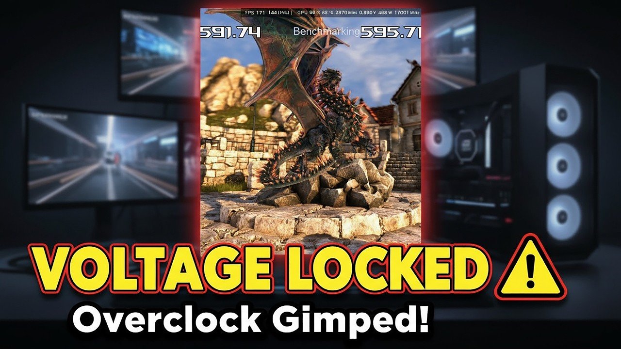 NVIDIA Driver 595.71 Voltage Lock! Overclock Gimp! - YouTube