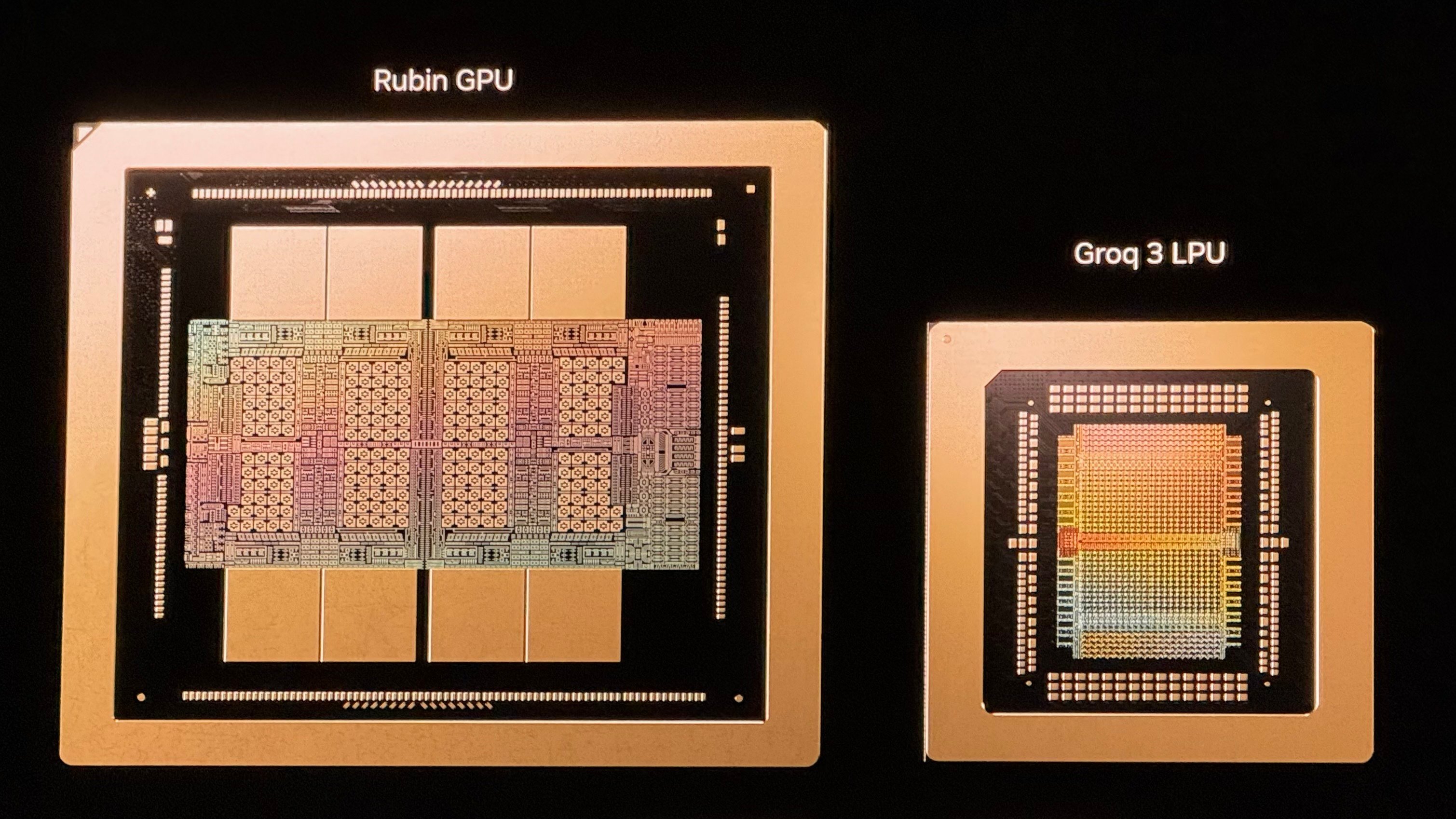A Rubin GPU and a Groq LPU