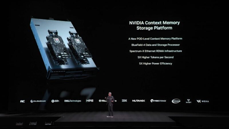 NVIDIA CES 2026 Keynote Context Memory Storage Platform