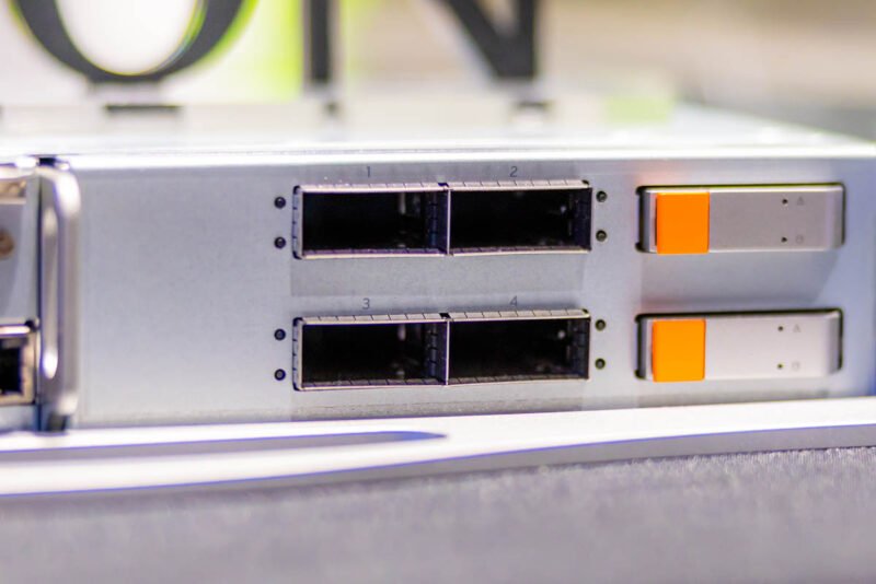 Pegatron NVIDIA GTC 2026 Booth Tour RA4803 72N3 SFP+ Ports 3