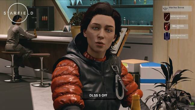 DLSS 5 off in Starfield