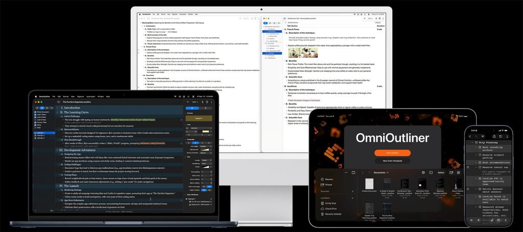 OmniOutliner 6 gets Liquid Glass, Apple Intelligence, more - 9to5Mac