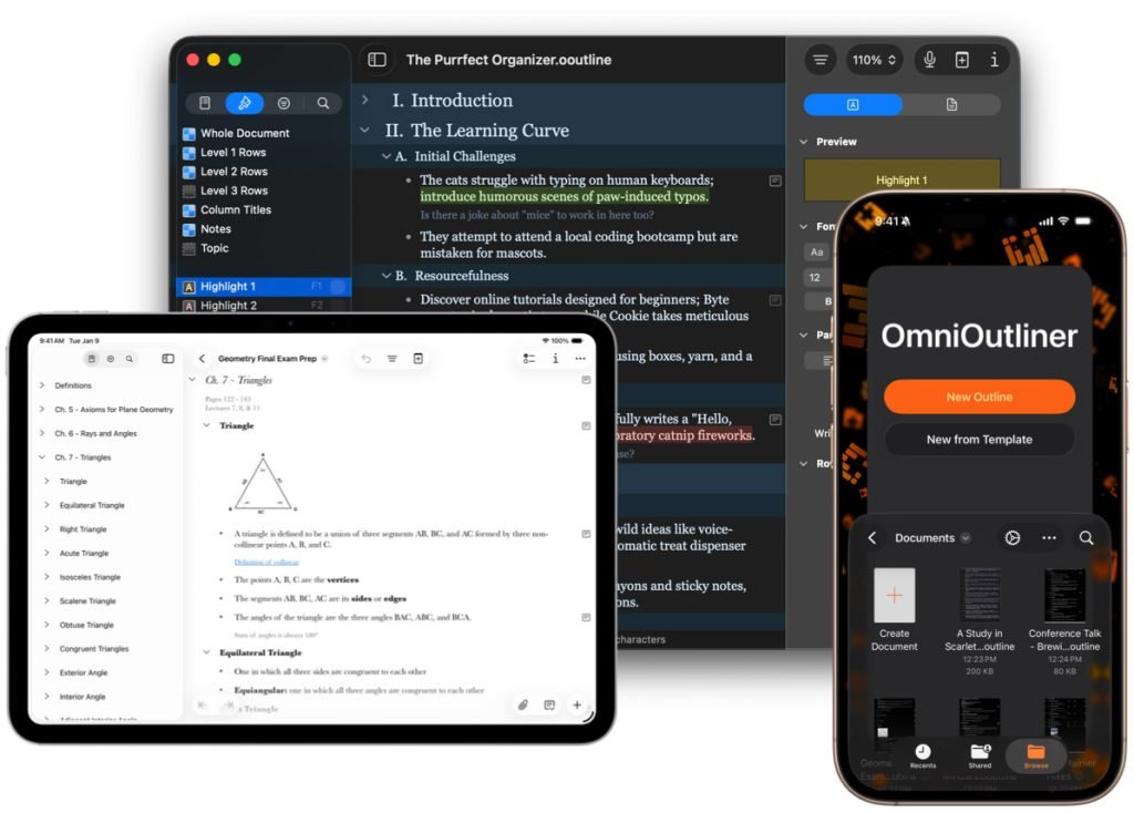 OmniOutliner 6 gets Liquid Glass, Apple Intelligence, more - 9to5Mac