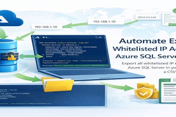Export All Azure SQL Whitelisted IPs with One PowerShell Script