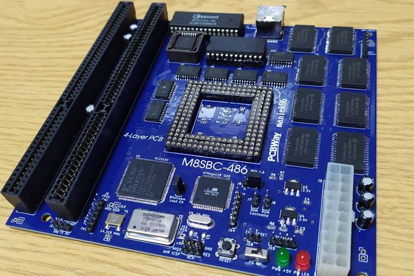 Open-source Intel 486 motherboard built from scratch in under 6 months achieves Linux and Doom compatibility
