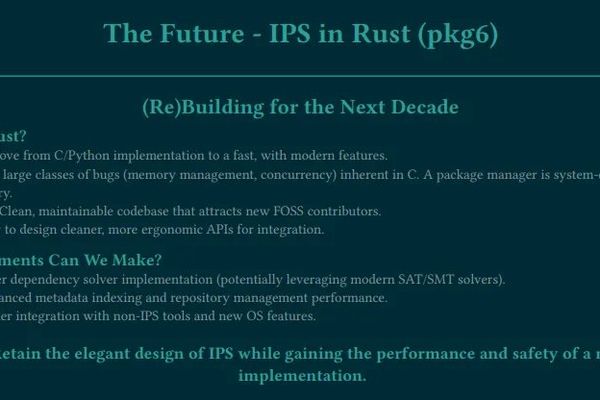 OpenIndiana Rewrites Solaris Package Manager in Rust for Performance Boost