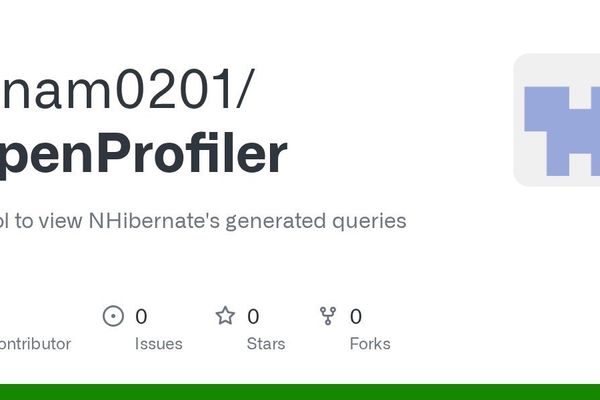 OpenProfiler: A Lightweight Tool for Debugging NHibernate Queries