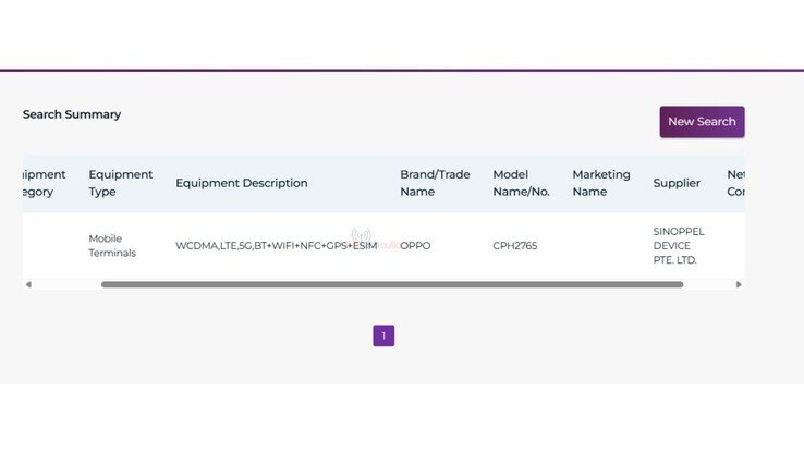 The Find N6 listed on IMDA. (Image source: TheTechOutlook)