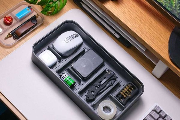 Orbitkey unveils customizable Grid Desk Organizer - 9to5Mac