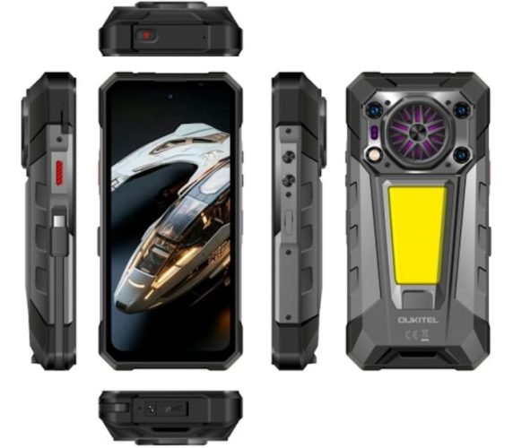 Oukitel WP63 rugged phone has an igniter for starting fires, a camp light, and a 20,000 mAh battery - Liliputing