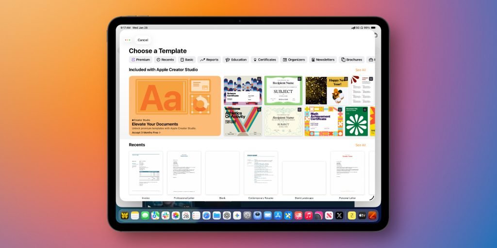 Pages, Keynote, Numbers get iOS 26 updates, here’s everything new - 9to5Mac
