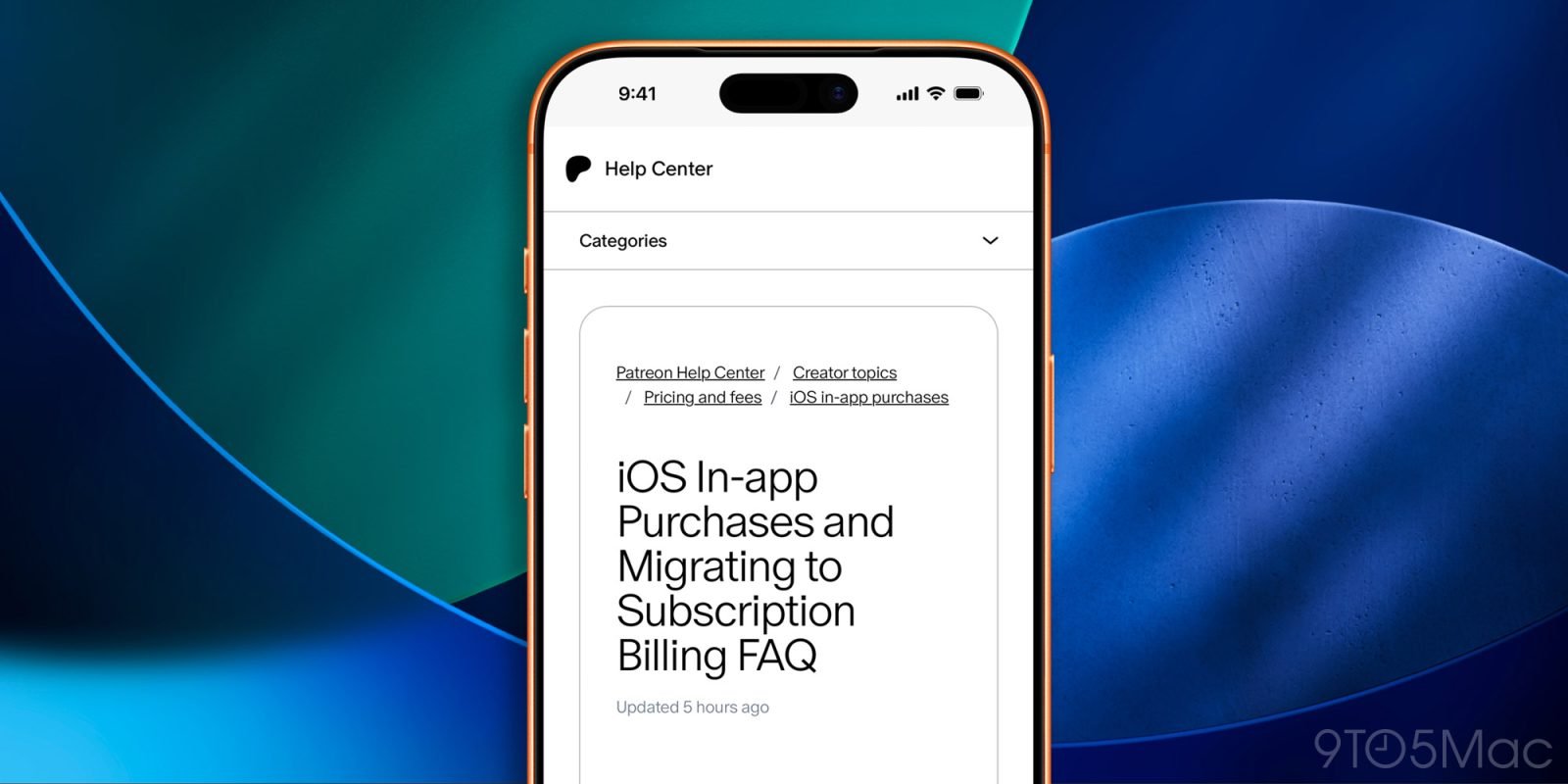 Patreon criticizes Apple’s renewed in-app purchase mandate - 9to5Mac