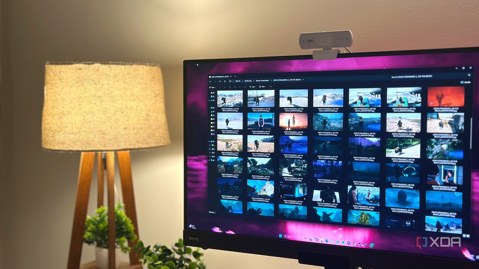 File Explorer with thumbnail view open in Windows 11.