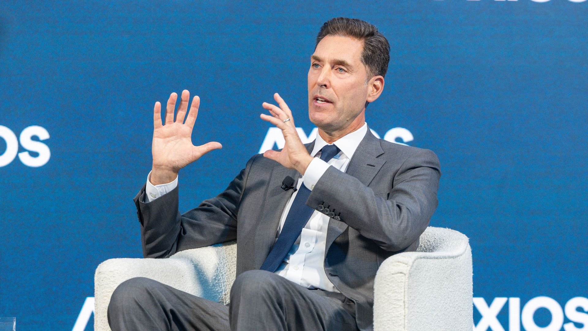 PhRMA CEO Steve Ubl speaks at the Axios Future of Health event