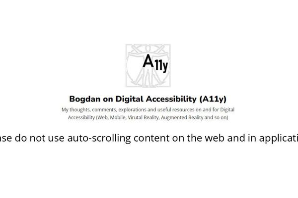 The Hidden Cost of Auto-Scrolling: Why Moving Content Breaks Accessibility