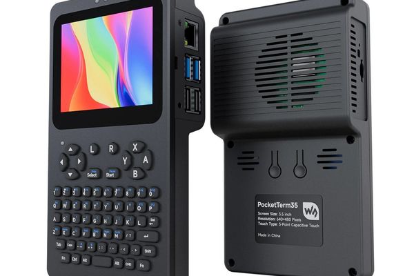 Waveshare's PocketTerm35 Turns Raspberry Pi into a Handheld Computer