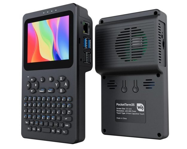 PocketTerm35 is a Raspberry Pi-powered handheld with a 3.5 inch screen and QWERTY keyboard - Liliputing