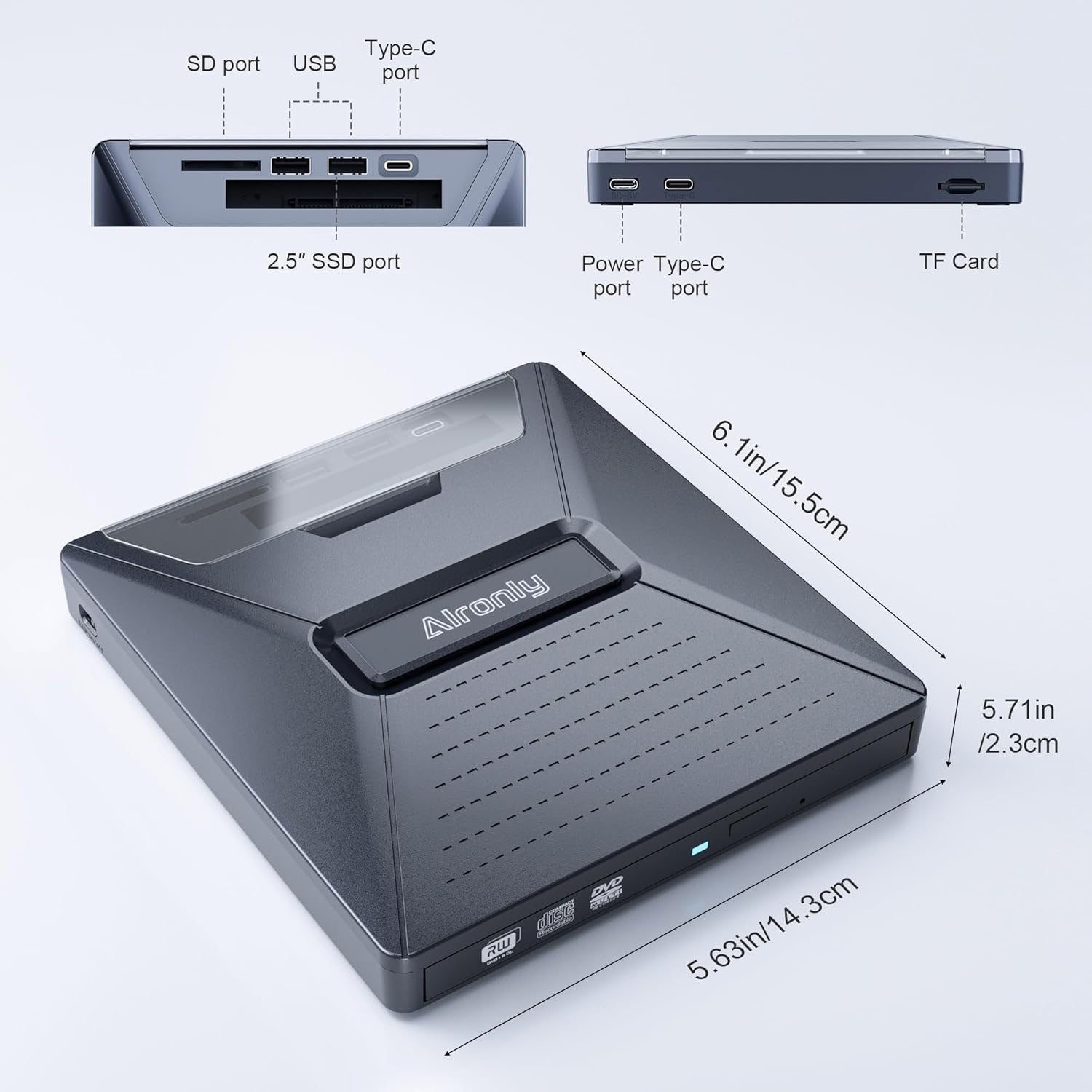 Portable USB DVD writer with SATA dock deal