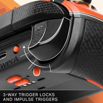 The PowerA wireless controller for Xbox has a three-way trigger lock.