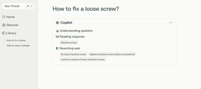 Perplexity AI example