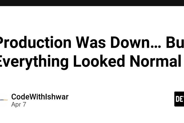 The Silent Failure: When Production Looks Healthy But Users Suffer