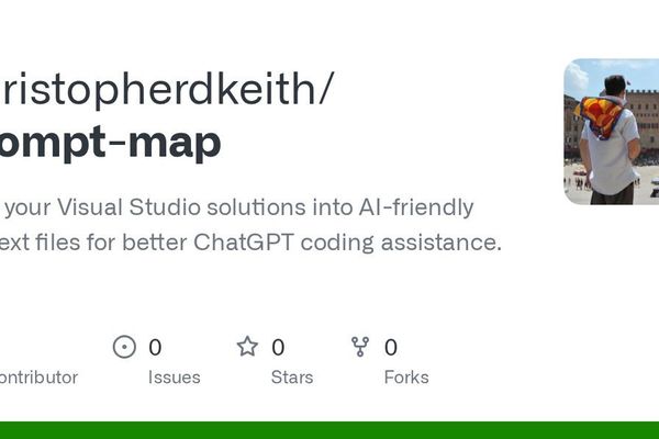 PromptMap: Revolutionizing AI Coding Assistance with Contextual .NET Solution Mapping
