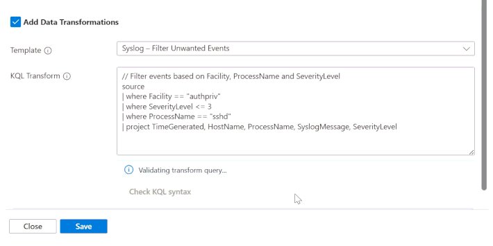 Public Preview: Azure Monitor pipeline transformations | Microsoft Community Hub