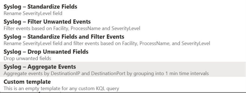 Public Preview: Azure Monitor pipeline transformations | Microsoft Community Hub