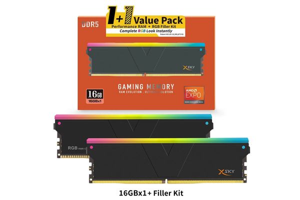 V-Color Launches 1+1 DDR5 Value Packs: One Real Stick, One Dummy Module for Budget Builds