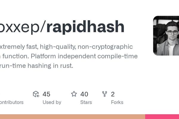 RapidHash: Rust's New Contender for Fastest Portable Hashing