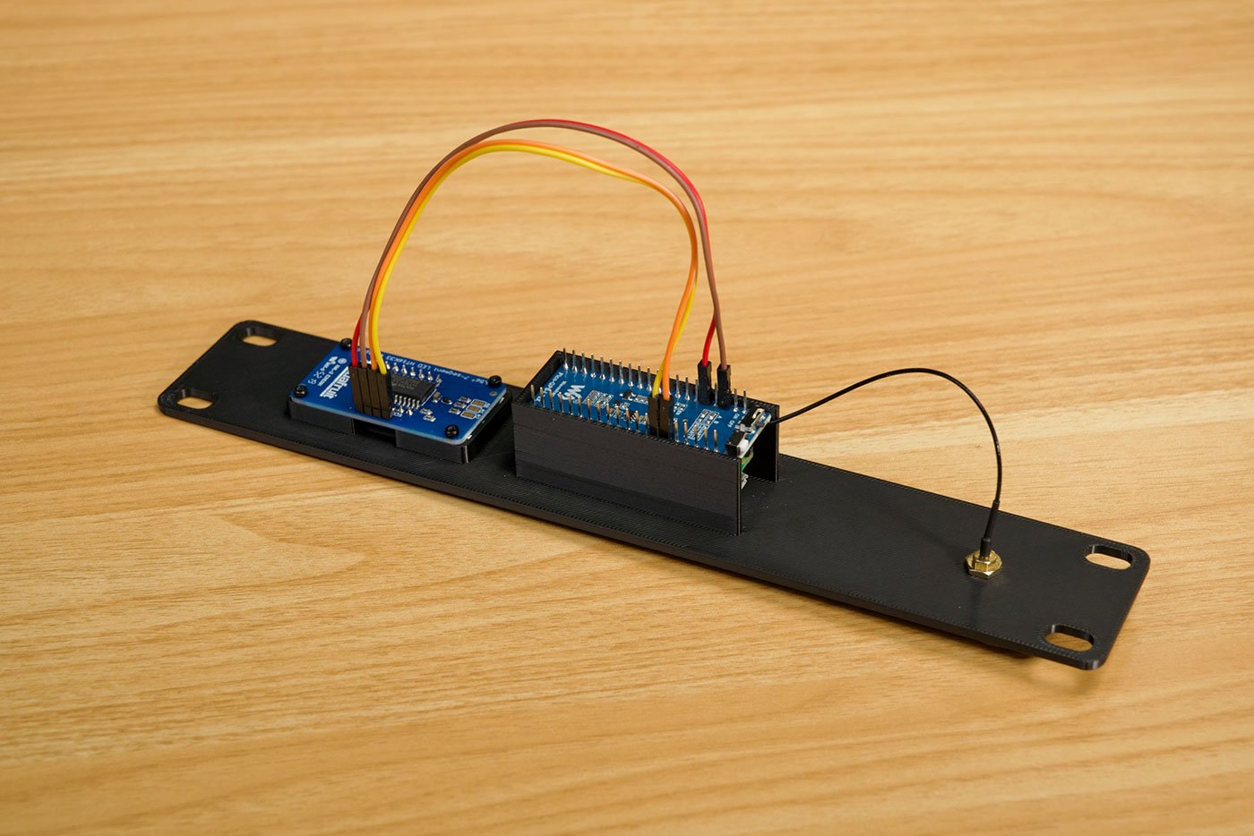 Raspberry Pi Pico GPS Clock - 1U 3D printed assembly