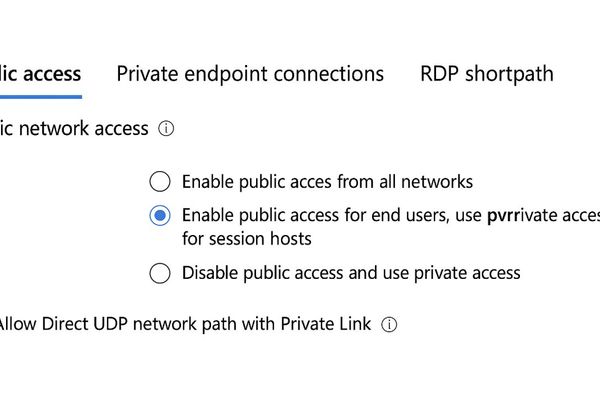 Azure Virtual Desktop Now Supports UDP Over Private Link for Enhanced Security and Performance