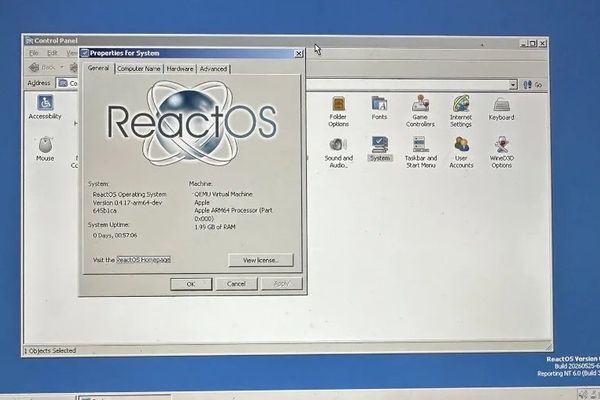 ReactOS Now Running On ARM64 In Experimental Form