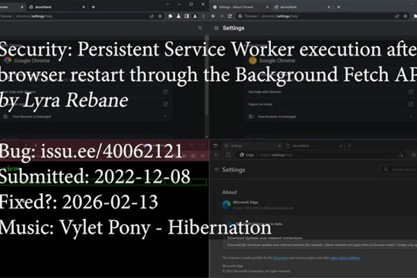 A Four‑Year‑Old Chromium Service‑Worker Bug Turns Browsers into Persistent JavaScript Botnets