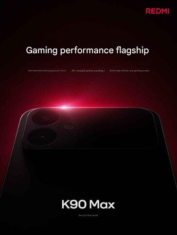 Redmi K90 Max: Xiaomi officially confirms flagship gaming-focused phone with built-in cooling fan - NotebookCheck.net News