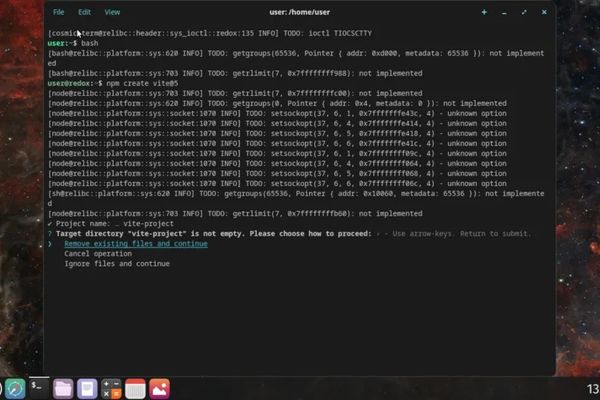 Redox OS Makes Major Strides with Vulkan, Node.js, and COSMIC Desktop Integration